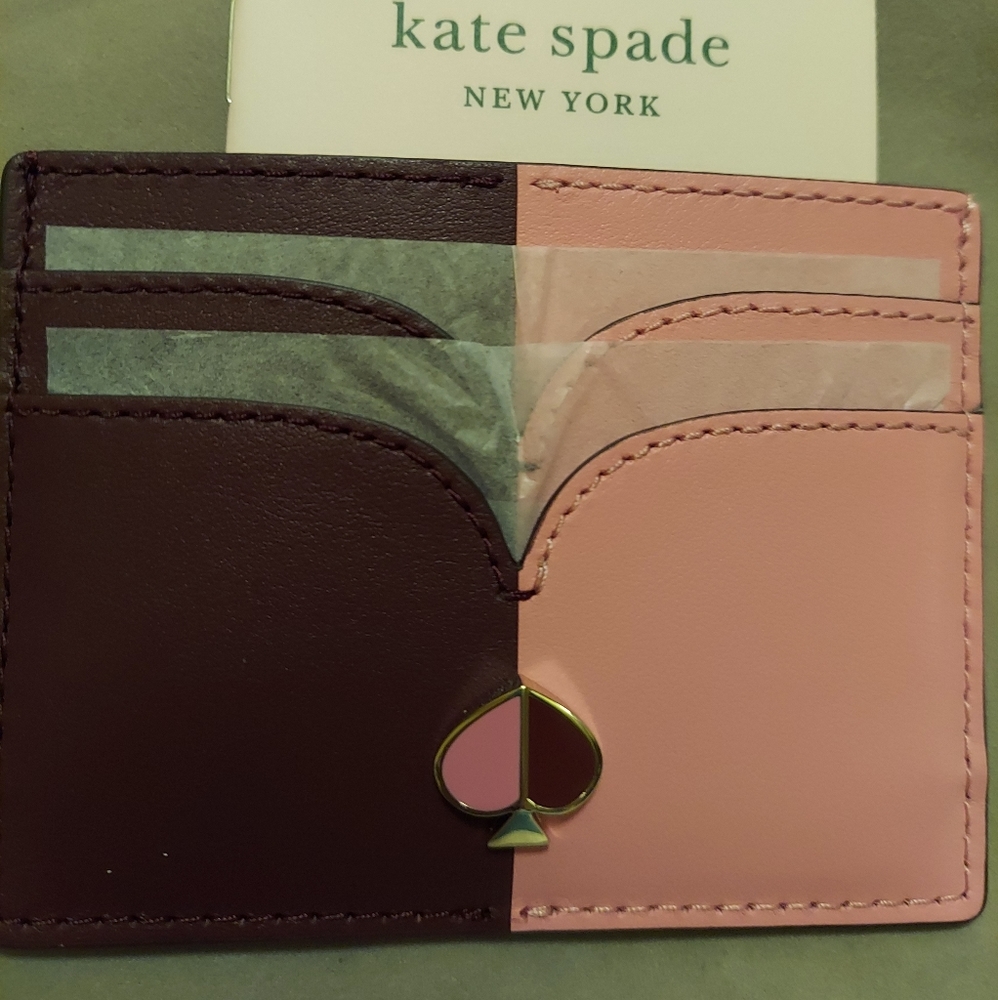 .Kate Spade Leather New York Card Holder
